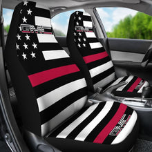 Load image into Gallery viewer, American Flag Car Seat Covers With Thin Red Line Mix GMC 212601