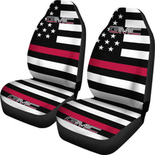 Load image into Gallery viewer, American Flag Car Seat Covers With Thin Red Line Mix GMC 212601