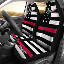 Load image into Gallery viewer, American Flag Car Seat Covers With Thin Red Line Mix GMC 212601