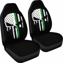 Load image into Gallery viewer, Army Punisher Skull Usa Car Seat Covers