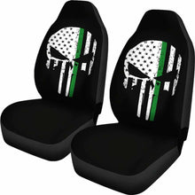Load image into Gallery viewer, Army Punisher Skull Usa Car Seat Covers
