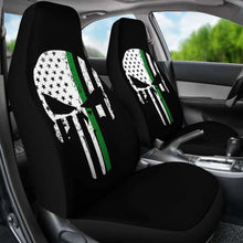 Load image into Gallery viewer, Army Punisher Skull Usa Car Seat Covers