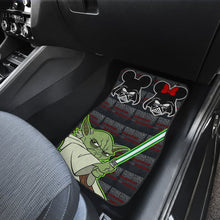 Load image into Gallery viewer, Baby Yoda Lightsaber Star Wars Car Floor Mats 094201