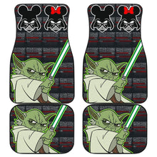 Load image into Gallery viewer, Baby Yoda Lightsaber Star Wars Car Floor Mats 094201