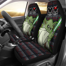 Load image into Gallery viewer, Baby Yoda Lightsaber Star Wars Car Seat Covers 094201