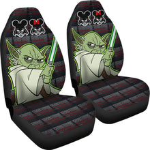 Load image into Gallery viewer, Baby Yoda Lightsaber Star Wars Car Seat Covers 094201