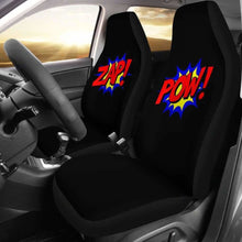 Load image into Gallery viewer, Batman Zap Pow Dc Comics Car Seat Covers 101819