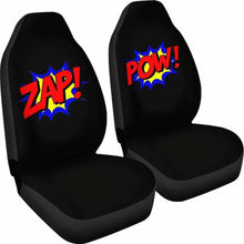 Load image into Gallery viewer, Batman Zap Pow Dc Comics Car Seat Covers 101819