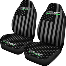 Load image into Gallery viewer, Black American Flag Mix GMC Car Seat Covers 212601