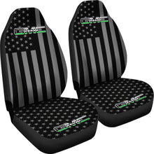 Load image into Gallery viewer, Black American Flag Mix GMC Car Seat Covers 212601