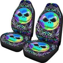 Load image into Gallery viewer, Color Jack Skellington Car Seat Cover 101819