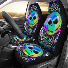 Load image into Gallery viewer, Color Jack Skellington Car Seat Cover 101819