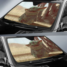 Load image into Gallery viewer, Cute Baby Yoda Car Auto Sun Shades For Star Wars Mandalorian Fan 210501