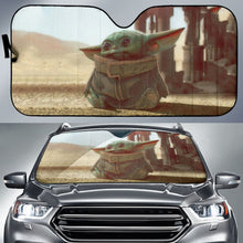 Load image into Gallery viewer, Cute Baby Yoda Car Auto Sun Shades For Star Wars Mandalorian Fan 210501