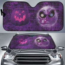 Load image into Gallery viewer, Jack Skellington &amp; Pumpskin Nightmare Before Christmas Cartoon Car Auto Sun Shades 212901
