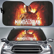 Load image into Gallery viewer, Mandalorian Car Auto Sun Shades For Star Wars Fan Gift Idea 212401