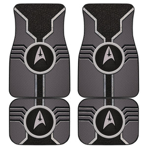 Star Trek Logo Car Floor Mats Custom For Fans Grey Version 210502