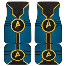 Load image into Gallery viewer, Star Trek Logo Car Floor Mats Custom For Fans Blue Version 210302