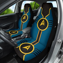 Load image into Gallery viewer, Star Trek Logo Car Seat Covers Custom For Fans Blue Version 210302