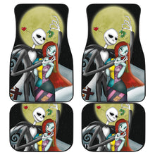 Load image into Gallery viewer, Jack Skellington Black Minimalist Style Nightmare Before Christmas Pattern Car Floor Mats 210101