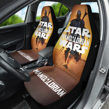 Load image into Gallery viewer, Mandalorian Car Seat Covers Custom Star Wars Car Decoration 212901