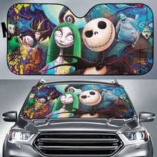 Load image into Gallery viewer, Jack Skellington &amp; Sally Car Auto Sun Shades 211701