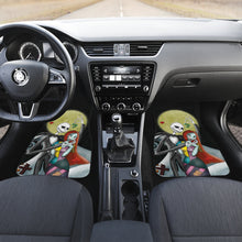 Load image into Gallery viewer, Jack Skellington Black Minimalist Style Nightmare Before Christmas Pattern Car Floor Mats 210101