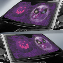 Load image into Gallery viewer, Jack Skellington &amp; Pumpskin Nightmare Before Christmas Cartoon Car Auto Sun Shades 212901