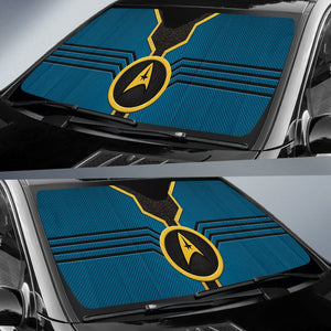 Star Trek Logo Car Auto Sun Shades Custom For Fans Blue Version 210302