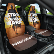 Load image into Gallery viewer, Mandalorian Car Seat Covers Custom Star Wars Car Decoration 212901