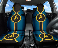 Load image into Gallery viewer, Star Trek Logo Car Seat Covers Custom For Fans Blue Version 210302