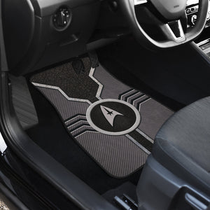 Star Trek Logo Car Floor Mats Custom For Fans Grey Version 210502