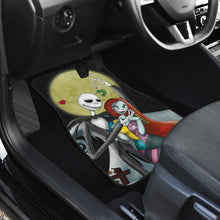 Load image into Gallery viewer, Jack Skellington Black Minimalist Style Nightmare Before Christmas Pattern Car Floor Mats 210101