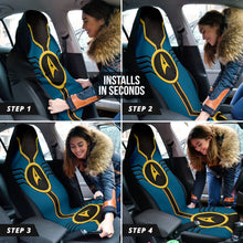 Load image into Gallery viewer, Star Trek Logo Car Seat Covers Custom For Fans Blue Version 210302