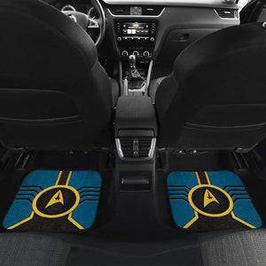 Star Trek Logo Car Floor Mats Custom For Fans Blue Version 210302