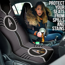 Load image into Gallery viewer, Star Trek Logo Car Seat Covers Custom For Fans Grey Version 210502