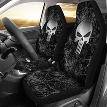 Load image into Gallery viewer, Harvest Moon Camouflage Punisher Custom Metallic Printed Car Seat Covers 211201