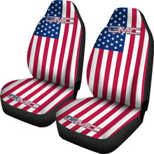 Load image into Gallery viewer, Iconic American Flag Mix GMC Car Seat Covers Custom 1 212601