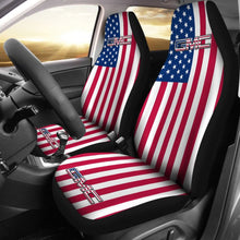 Load image into Gallery viewer, Iconic American Flag Mix GMC Car Seat Covers Custom 1 212601