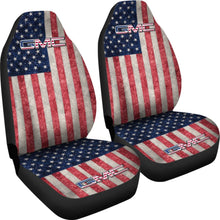 Load image into Gallery viewer, Iconic American Flag Mix GMC Car Seat Covers Custom 2 212601