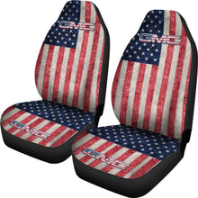 Load image into Gallery viewer, Iconic American Flag Mix GMC Car Seat Covers Custom 2 212601