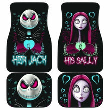 Load image into Gallery viewer, Jack Skellington And Sally Car Floor Mats 101819