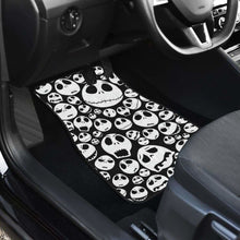 Load image into Gallery viewer, Jack Skellington Head Front And Back Car Mats 101819