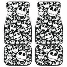 Load image into Gallery viewer, Jack Skellington Head Front And Back Car Mats 101819
