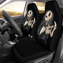 Load image into Gallery viewer, Jack Skellington Head The Nightmare Before Christmas Car Seat Covers 2 101819