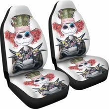Load image into Gallery viewer, Jack Skellington Mad Hatter Car Seat Covers Amazing 101819