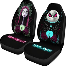 Load image into Gallery viewer, Jack Skellington &amp; Sally Car Seat Cover 101819