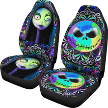 Load image into Gallery viewer, Jack Skellington &amp; Sally Car Seat Cover 101819