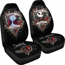 Load image into Gallery viewer, Jack Skellington &amp; Sally Car Seat Cover 101819