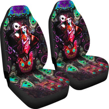 Load image into Gallery viewer, Jack Skellington &amp; Sally Car Seat Cover 74 101819